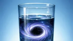 Forskare har upptäckt en effekt i vattnet som liknar svarta hål